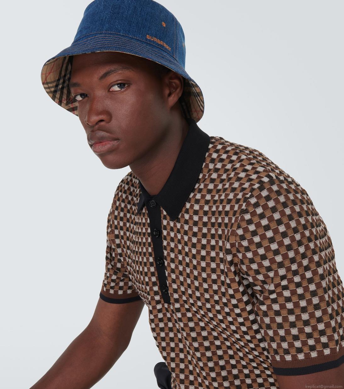 BurberryDenim bucket hat