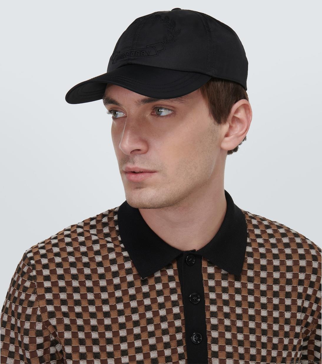 BurberryLogo embroidered baseball cap