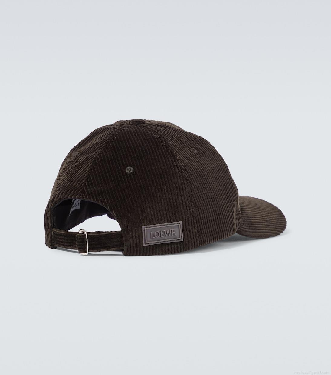 LoeweAnagram corduroy baseball cap