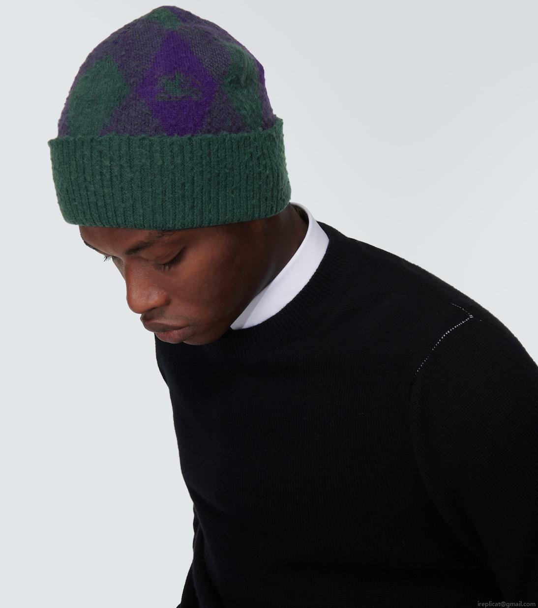 BurberryArgyle wool beanie