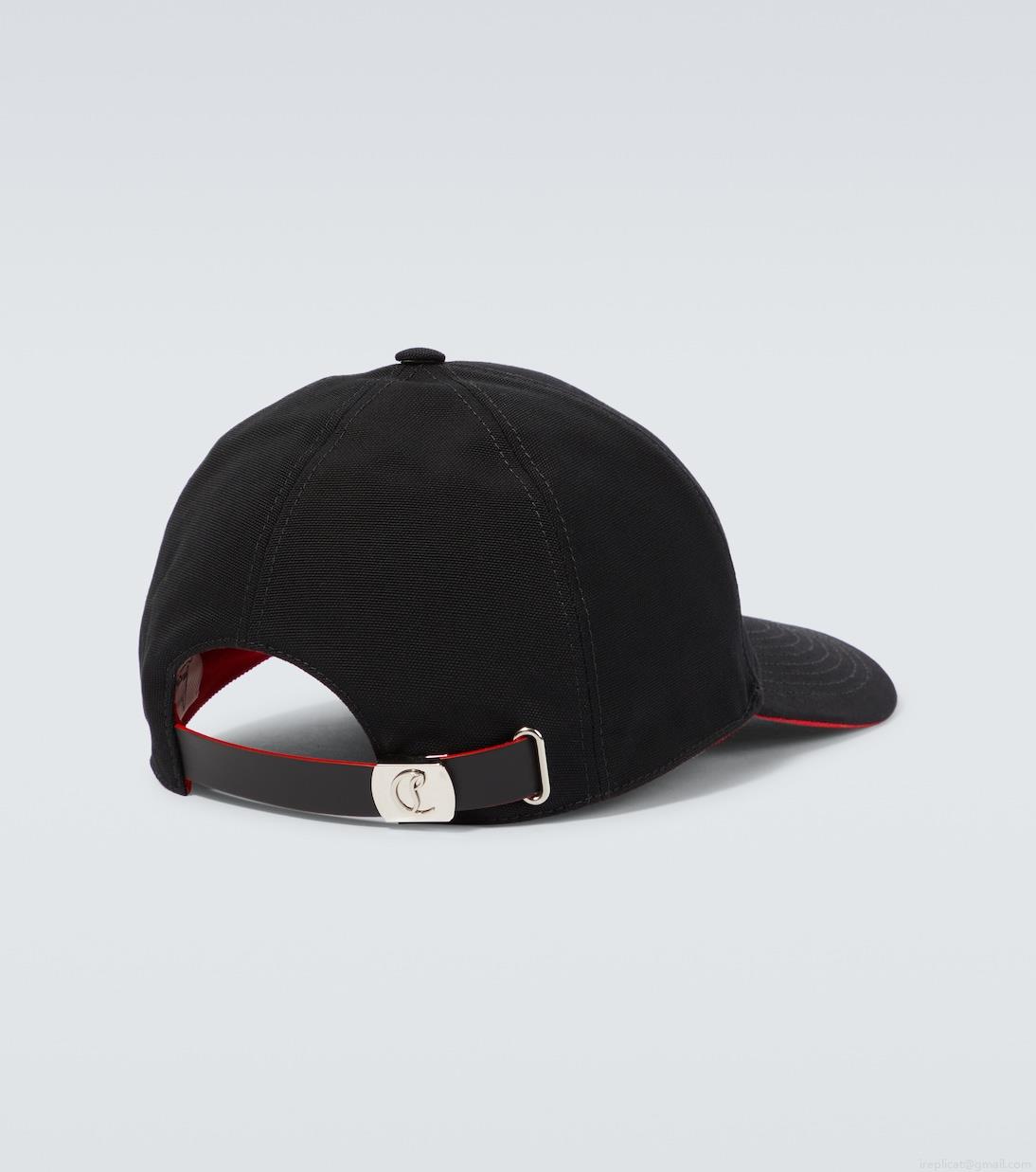 Christian LouboutinMooncrest cotton canvas baseball cap