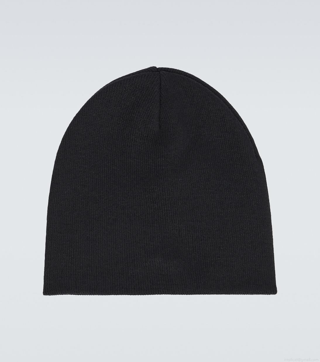 Balenciaga3B Sports Icon ribbed-knit beanie