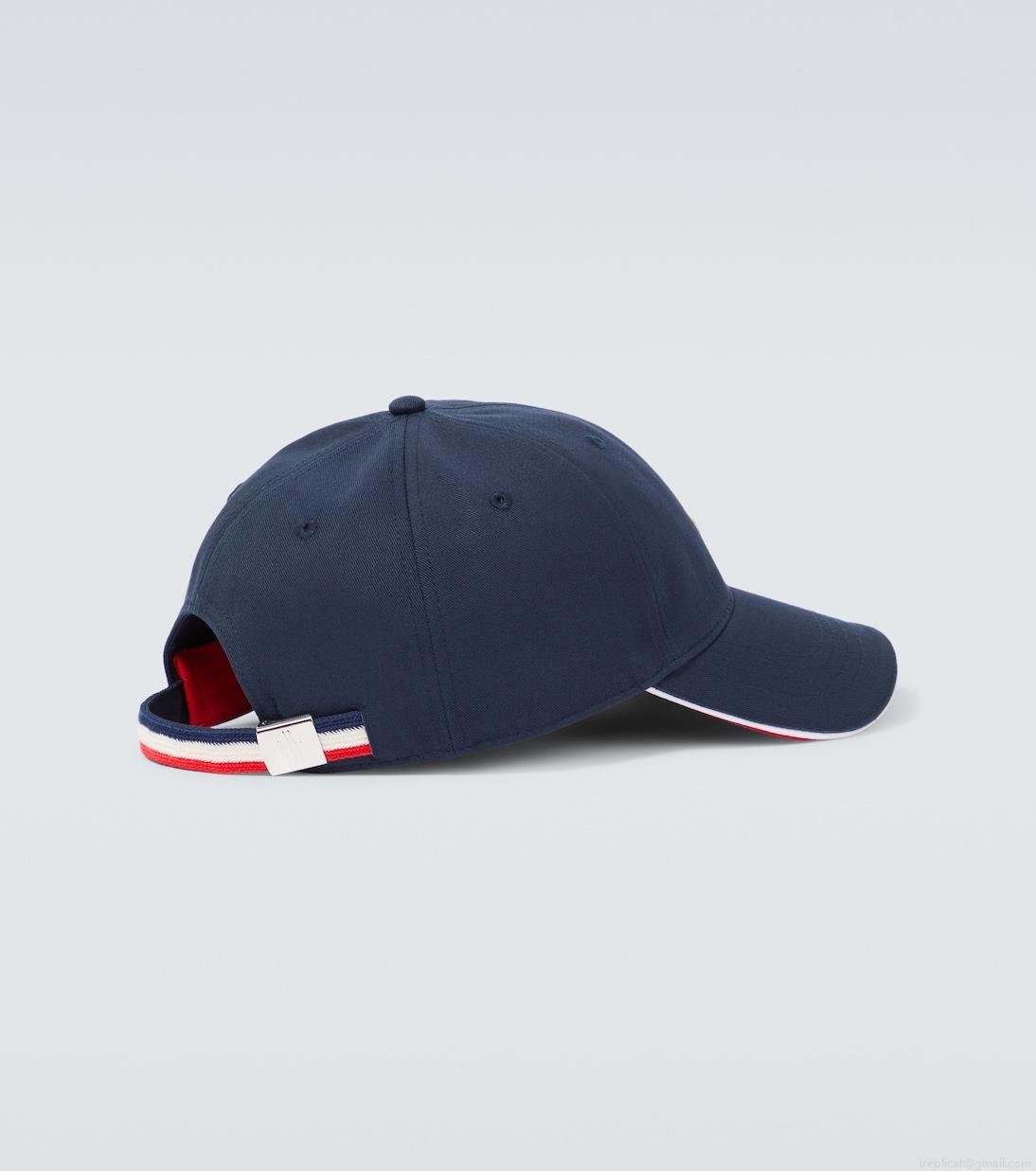 MonclerLogo cotton baseball cap