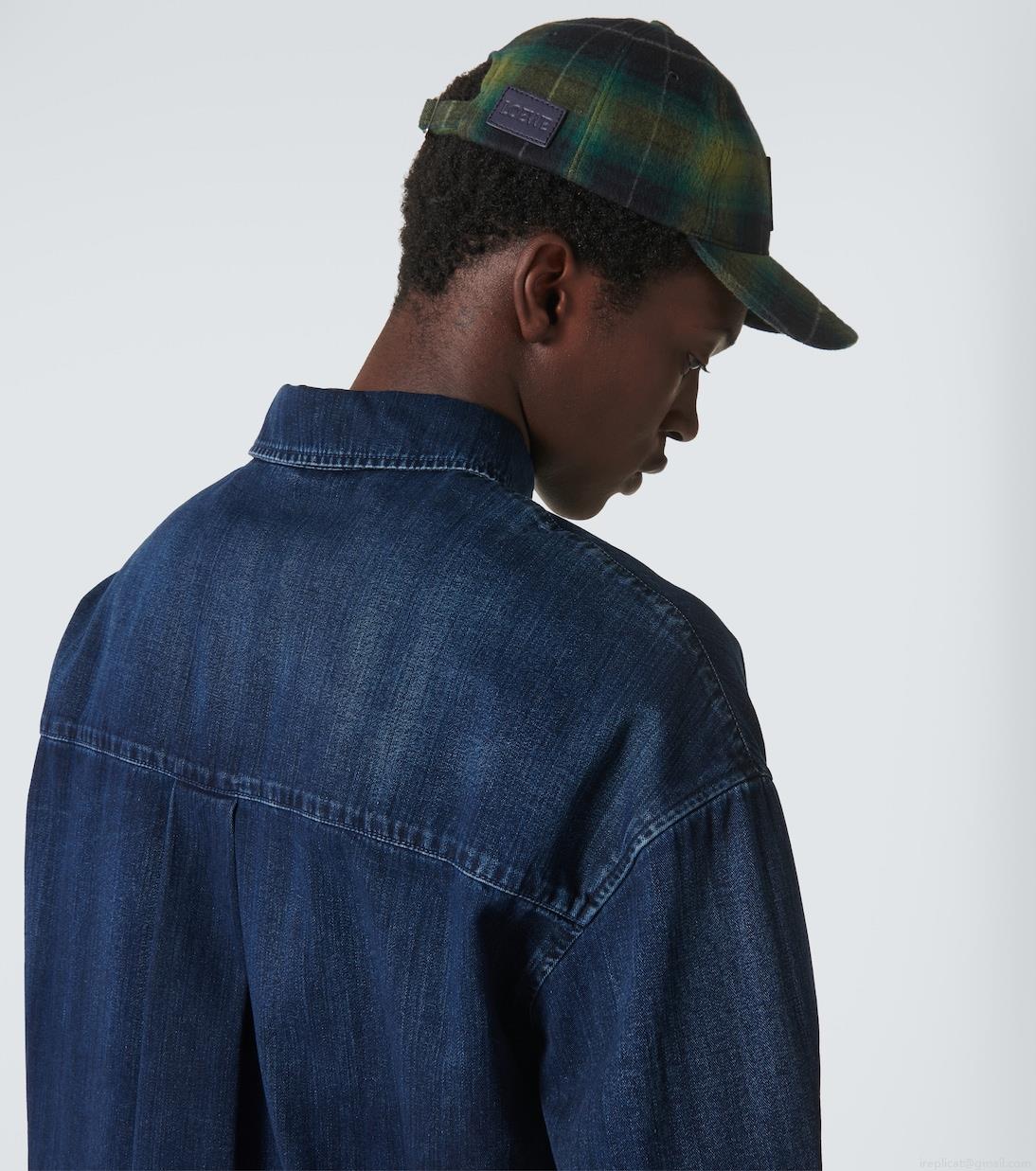 LoeweLogo tartan baseball cap