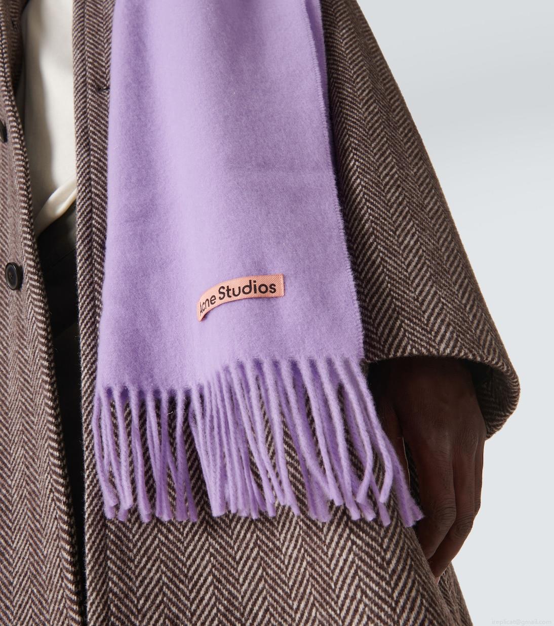 Acne StudiosFringed wool scarf