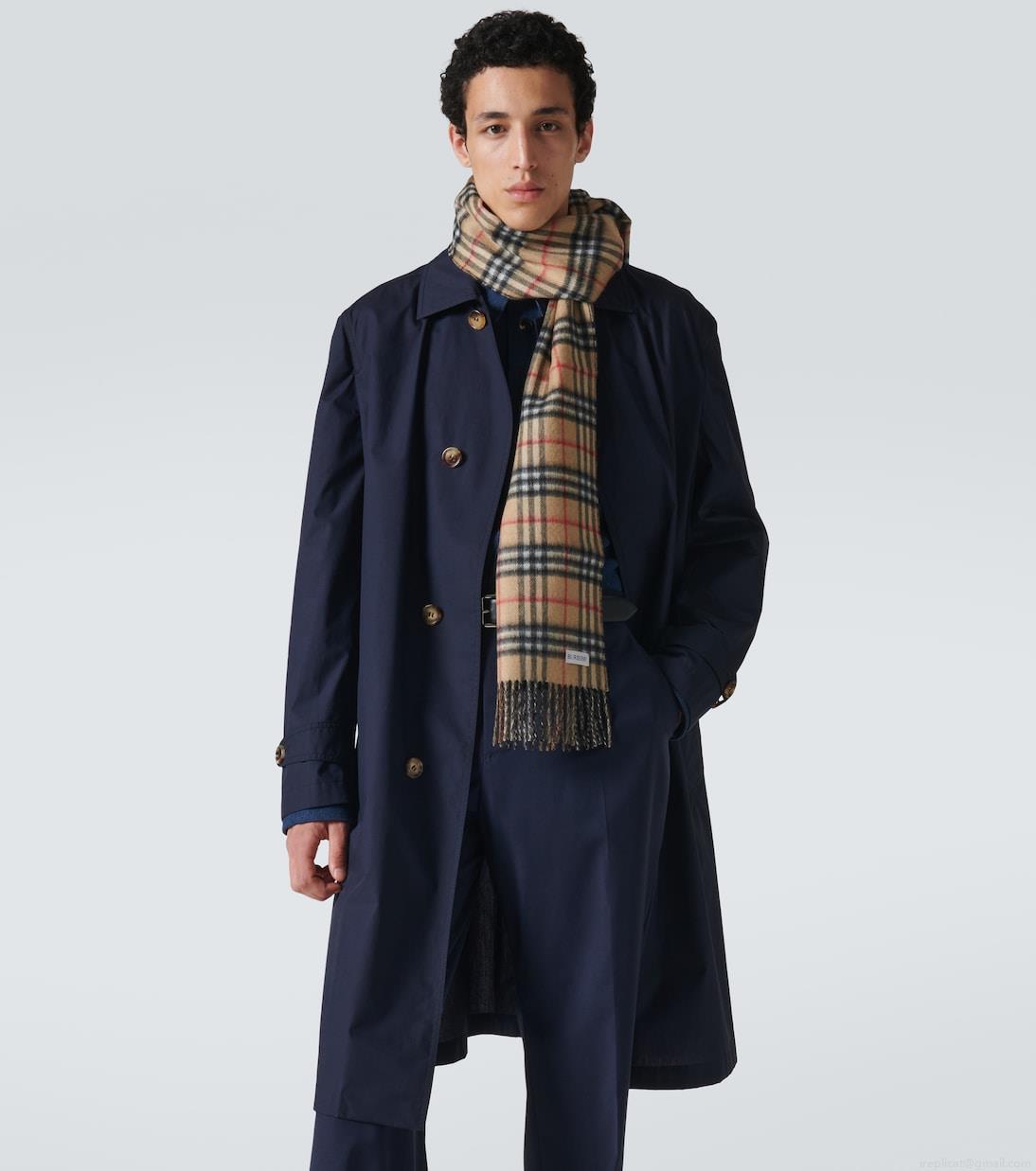 BurberryBurberry Check cashmere scarf