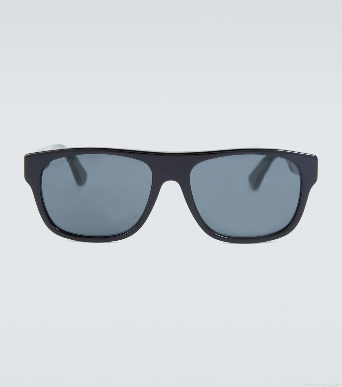 GucciRectangle-frame sunglasses