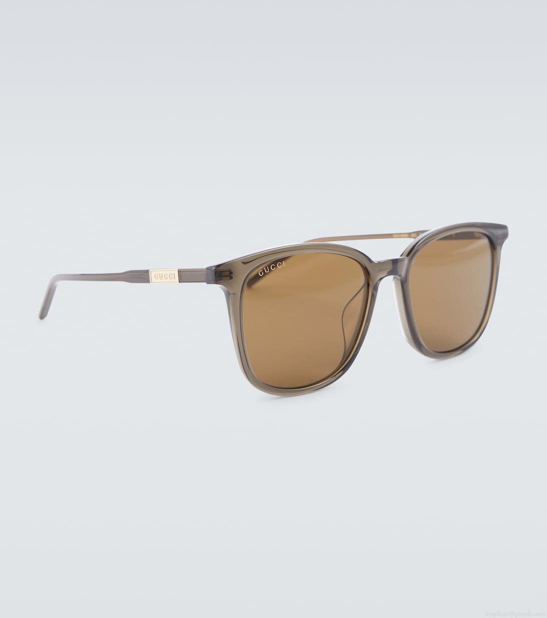 GucciSquare-frame acetate sunglasses