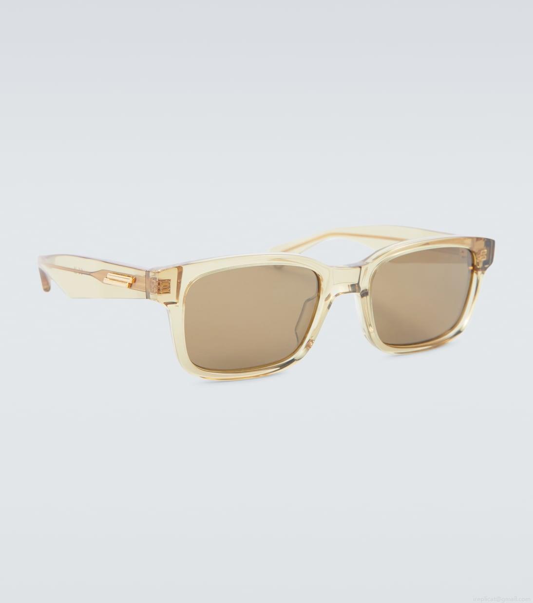 Bottega VenetaSquare acetate sunglasses