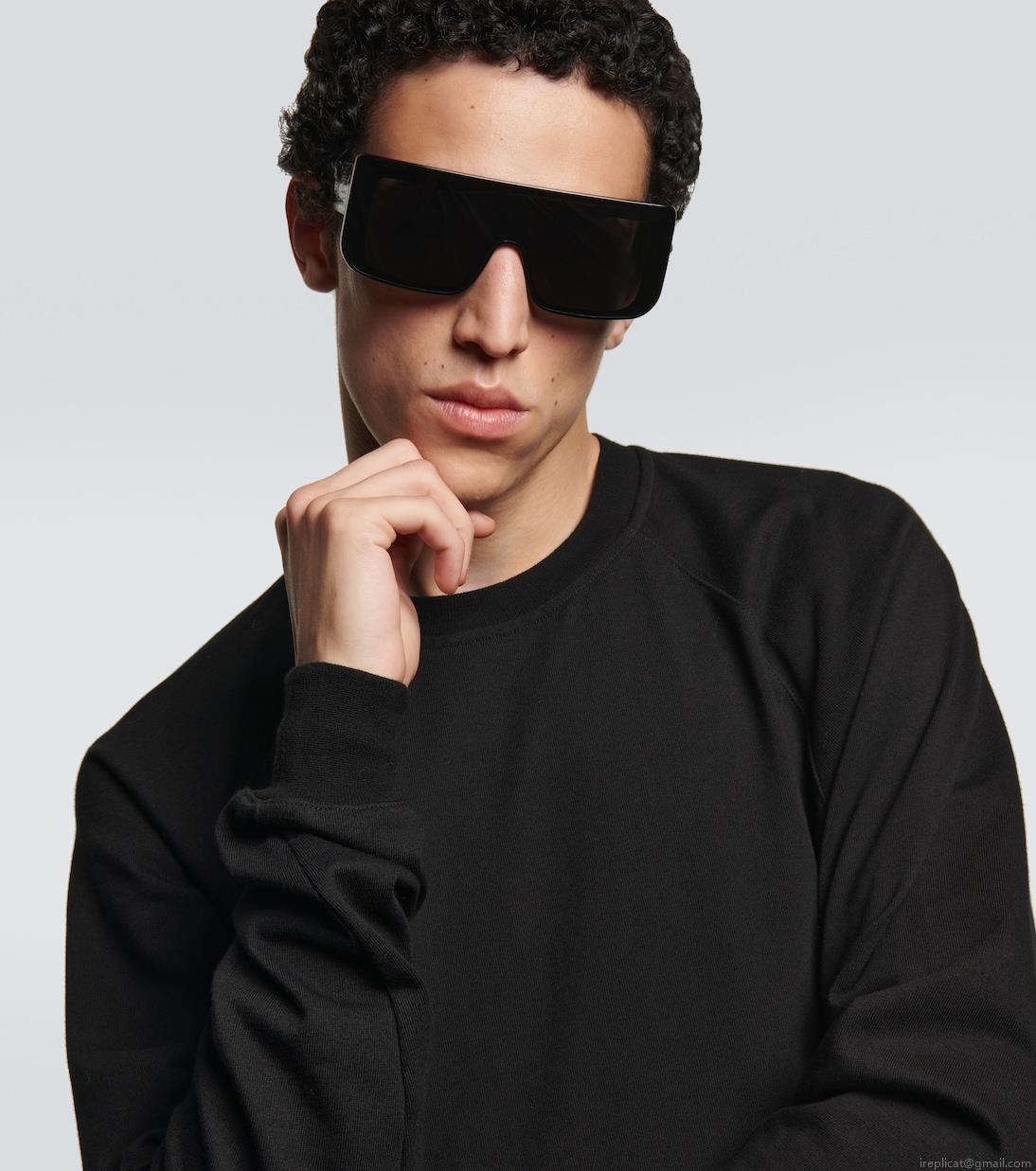 Rick OwensDocumenta flat-top square sunglasses