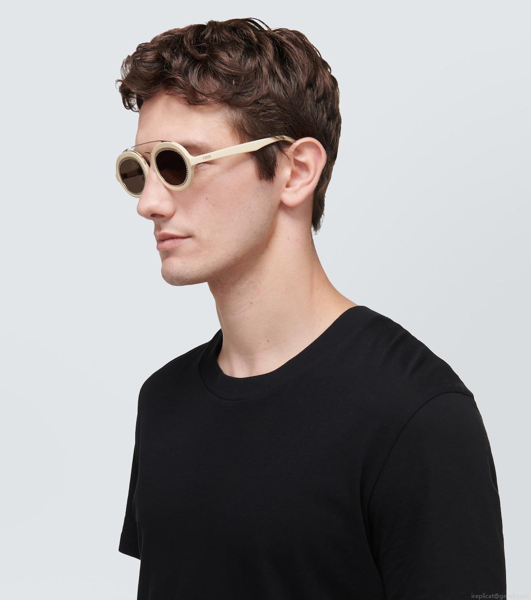 FendiFF Around oval sunglasses