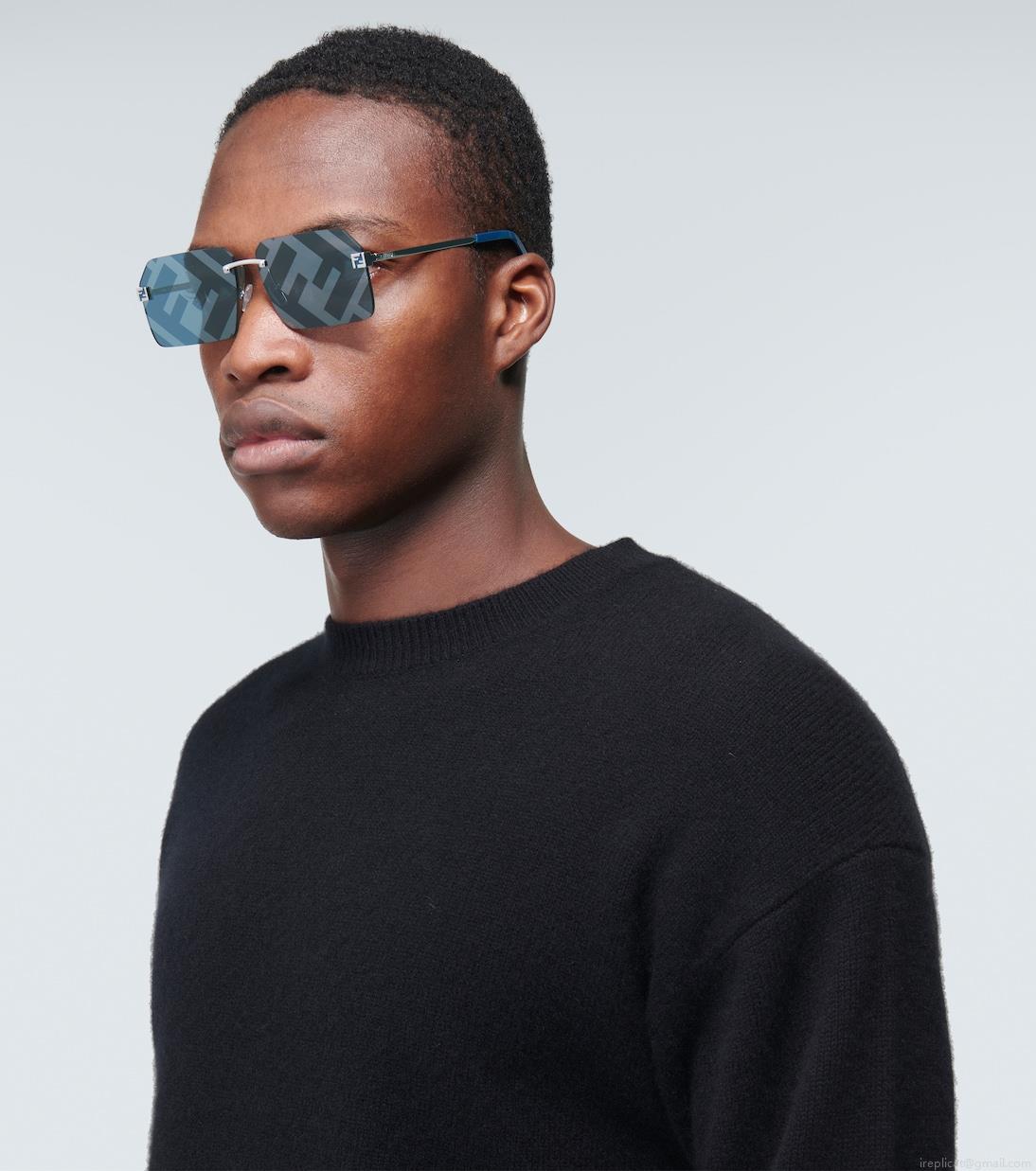 FendiFendi Sky rectangular sunglasses