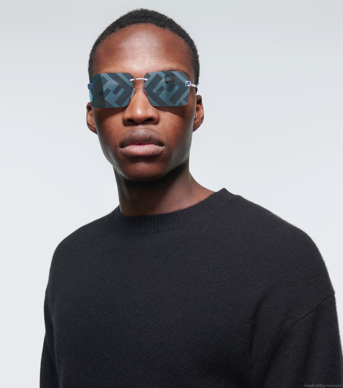 FendiFendi Sky rectangular sunglasses