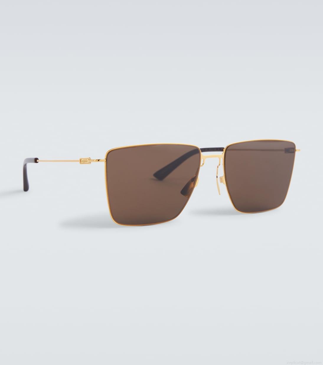 Bottega VenetaUltrathin rectangular sunglasses