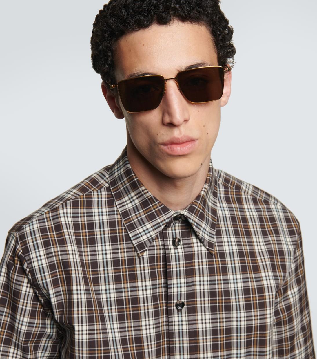 Bottega VenetaUltrathin rectangular sunglasses