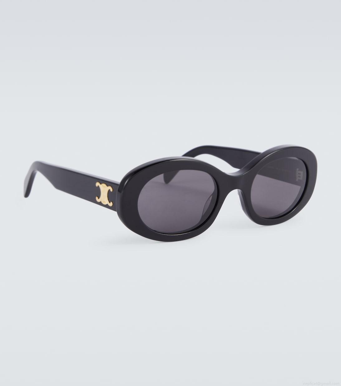 Celine EyewearTriomphe 01 oval sunglasses