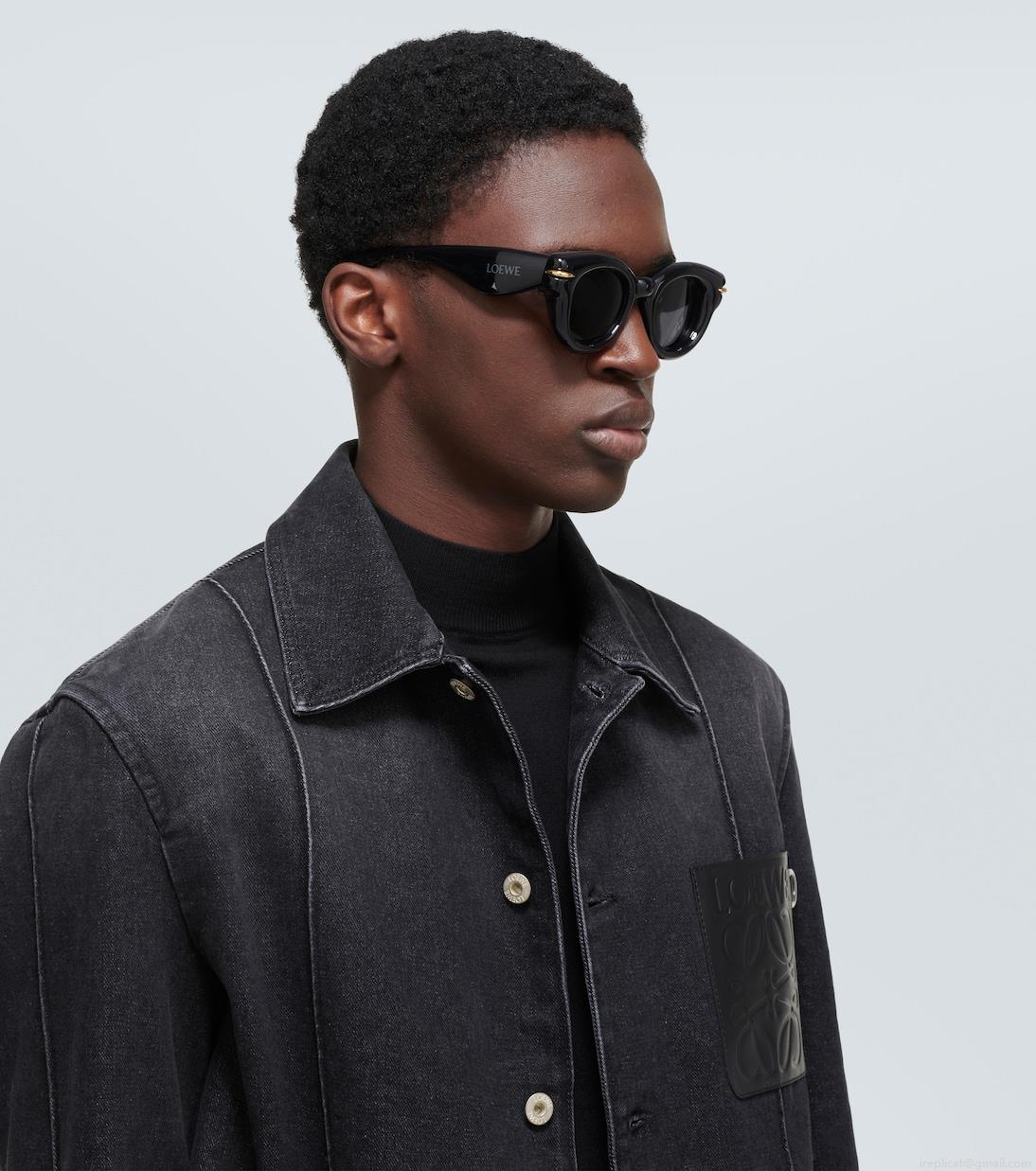 LoeweInflated round sunglasses