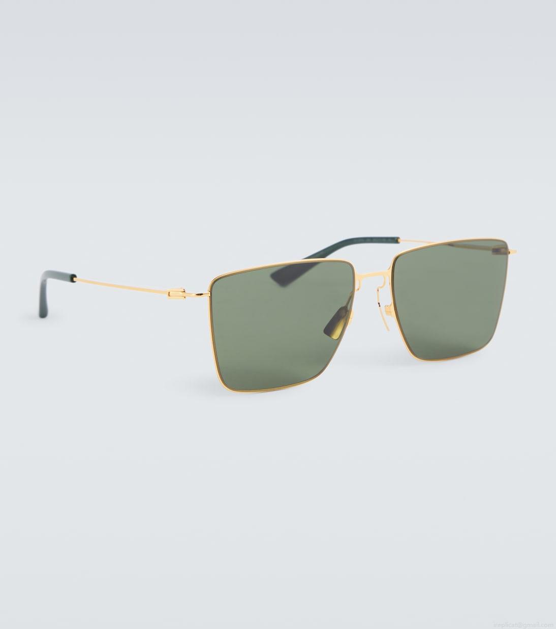 Bottega VenetaUltrathin rectangular sunglasses