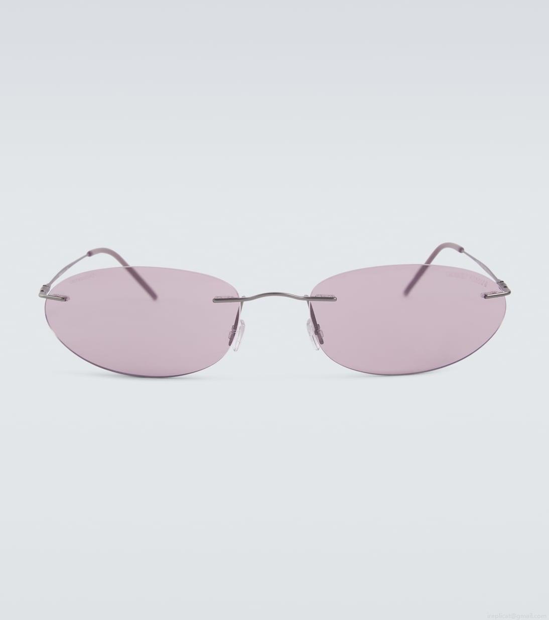 Giorgio ArmaniOval sunglasses