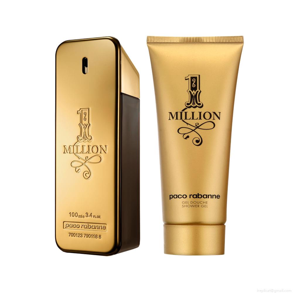 Kit Perfume Paco Rabanne 1 Million Masculino Eau de Toilette 100 ml + Gel de Banho 100 ml