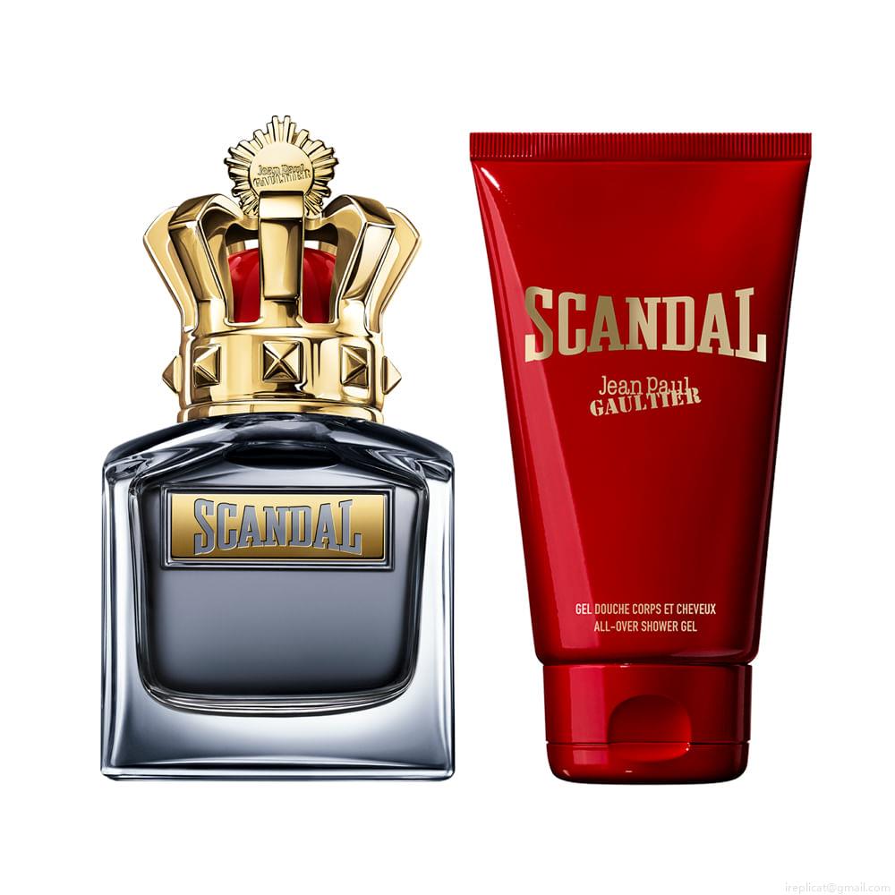 Kit Perfume Jean Paul Gaultier Scandal Masculino Eau de Toilette50 ml + Gel de Banho 75 ml