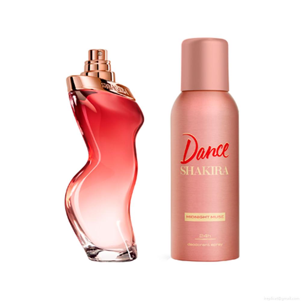 Kit Perfume Shakira Dance Midnight Muse Eau de Toilette Feminino 80 ml + Desodorante Spray 150 ml