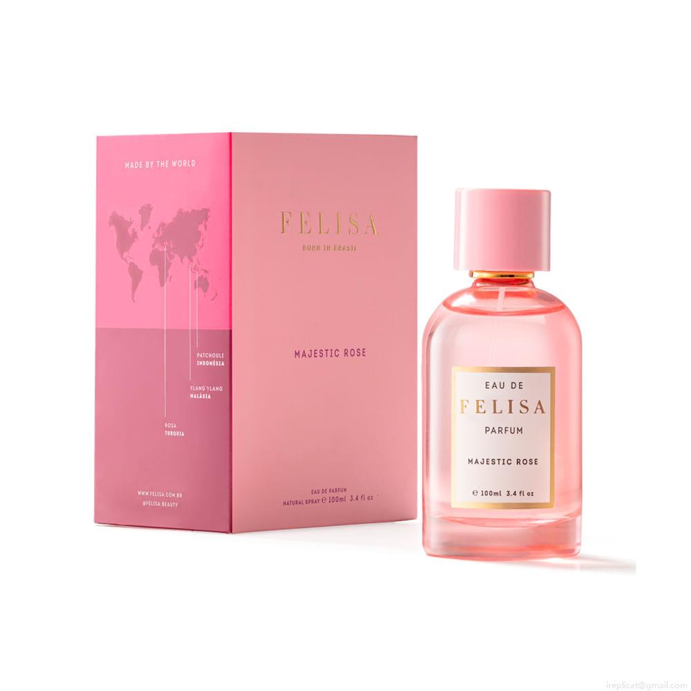 Perfume Felisa Majestic Rose Eau de Parfum Feminino 100 ml