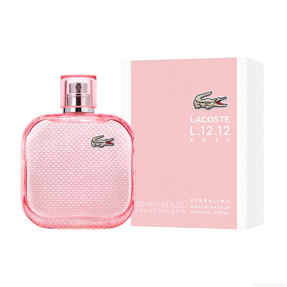 Perfume Lacoste Rose Sparkling L.12.12 Eau de Toilette Feminino 100 ml