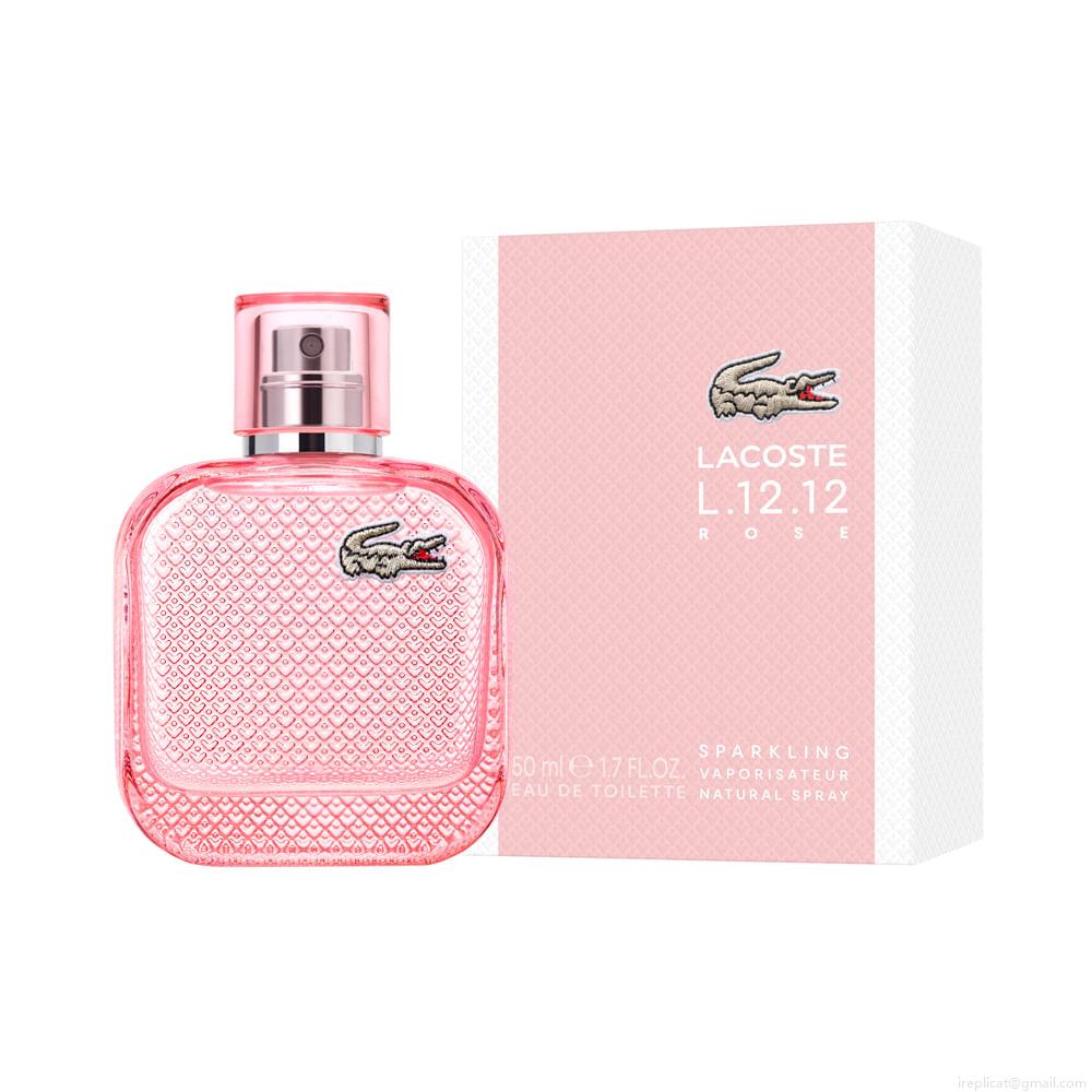 Perfume Lacoste Rose Sparkling L.12.12 Eau de Toilette Feminino 50 ml