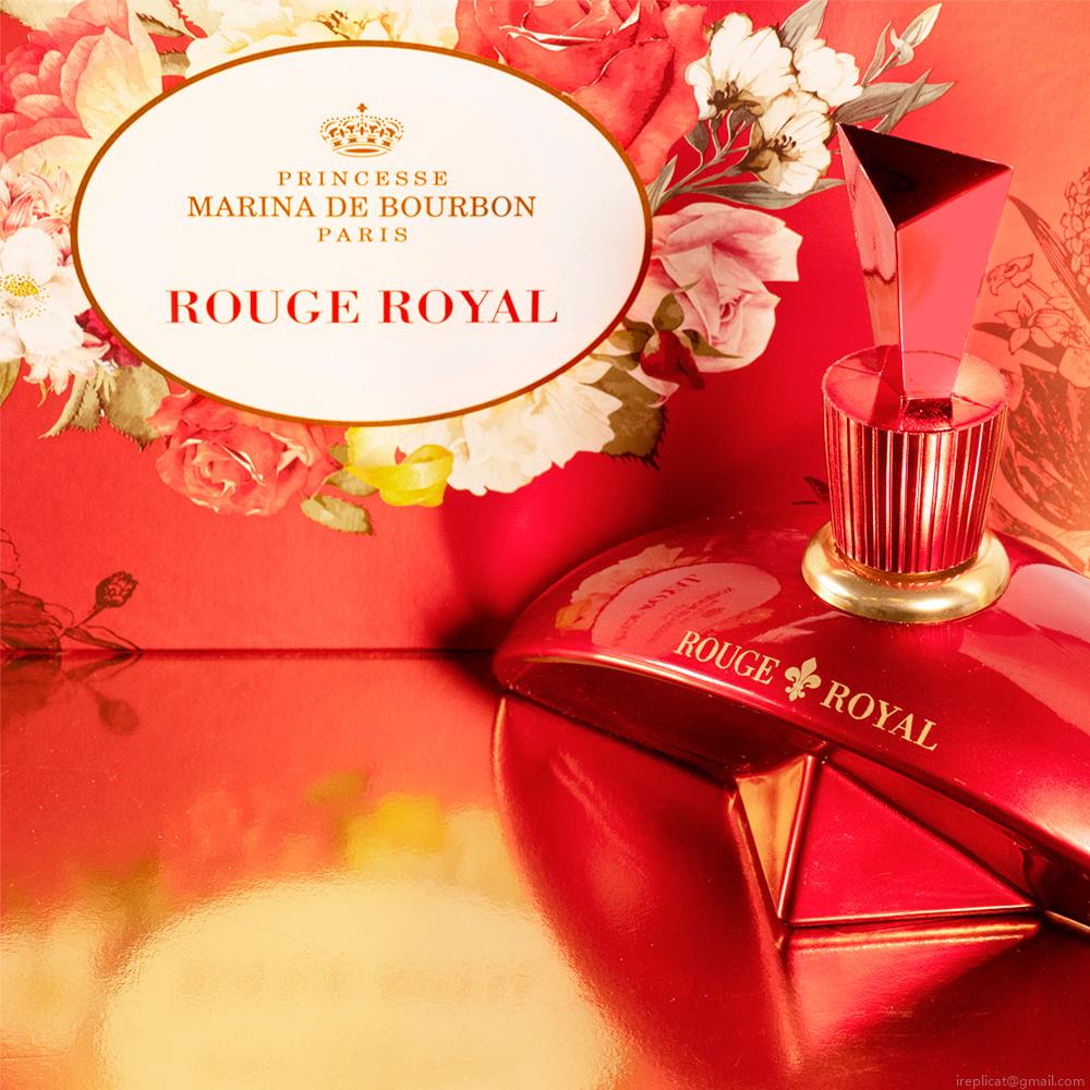 Kit Perfume Marina de Bourbon Rouge Royal Feminino Eau de Parfum 100 ml + Loção Corporal 100 ml + Necessaire