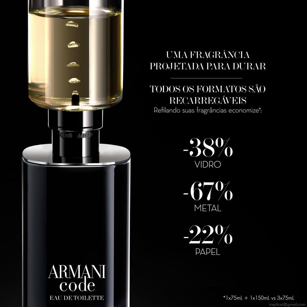 Perfume Giorgio Armani New Code Masculino Eau de Toilette Recarregável 125 ml