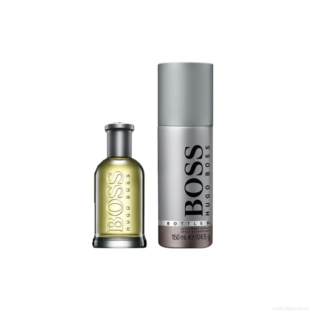 Kit Hugo Boss Bottled Masculino Eau de Toilette 50 ml + Desodorante 150 ml