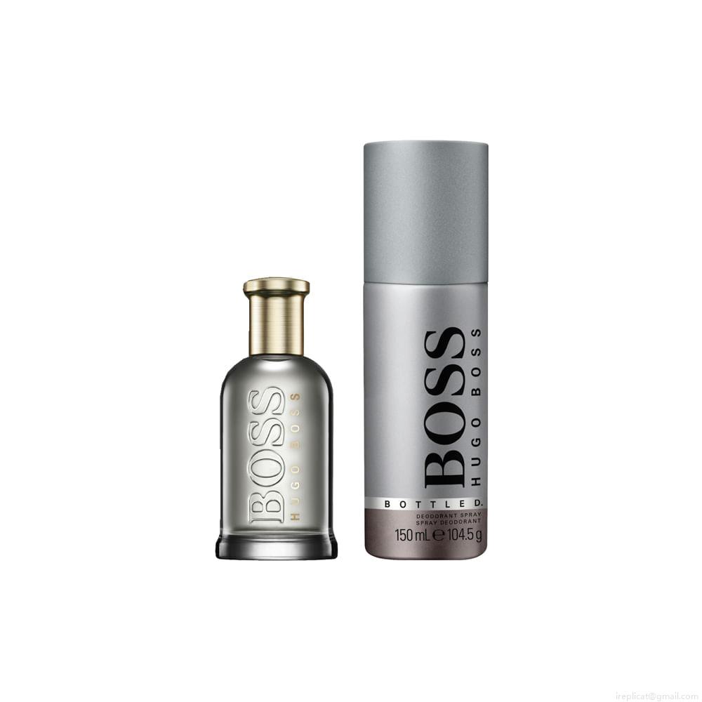 Kit Hugo Boss Bottled Masculino Eau de Parfum 50 ml + Desodorante 150 ml