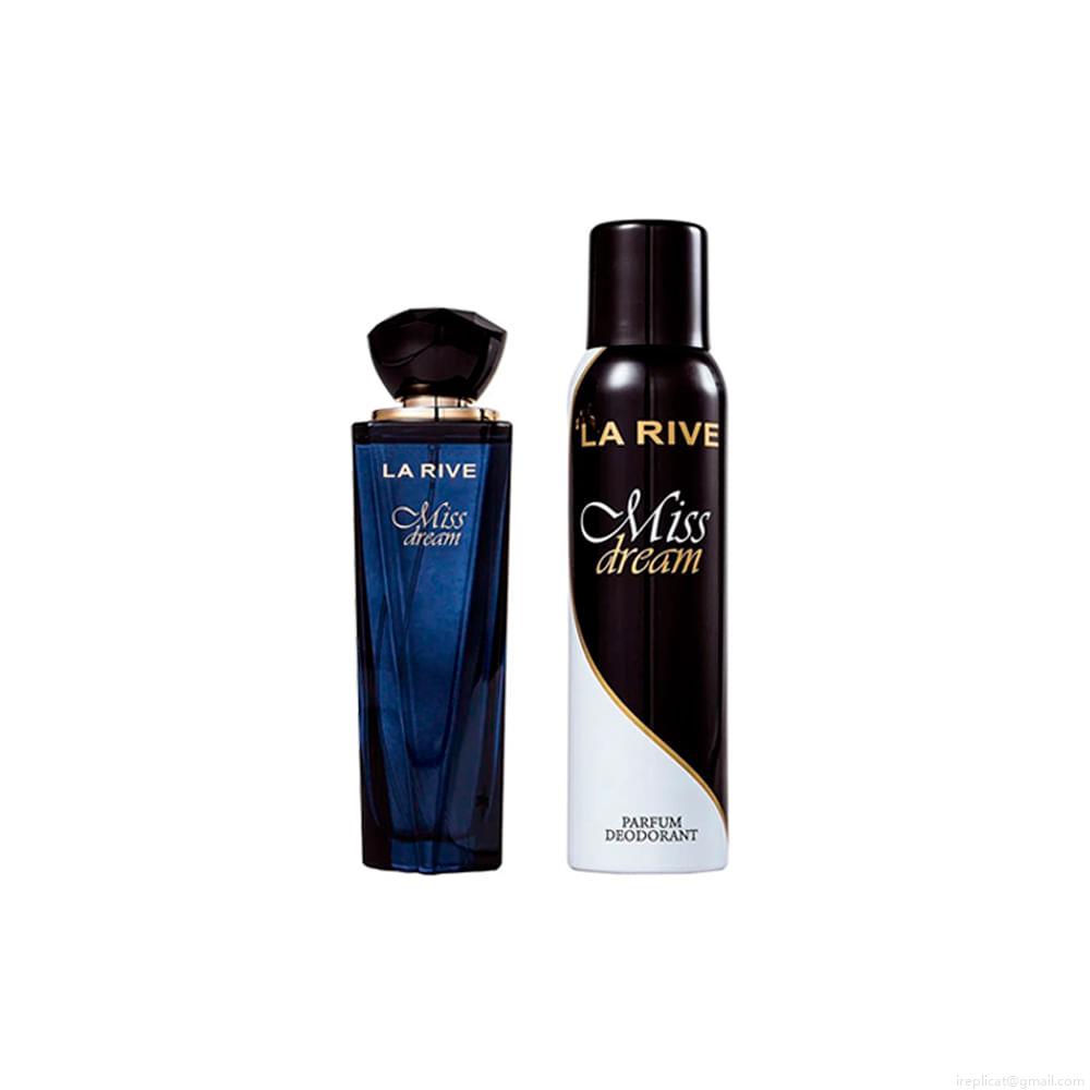 Kit Perfume La Rive Miss Dream Feminino Eau de Toilette 100 ml + Desodorante 150 ml