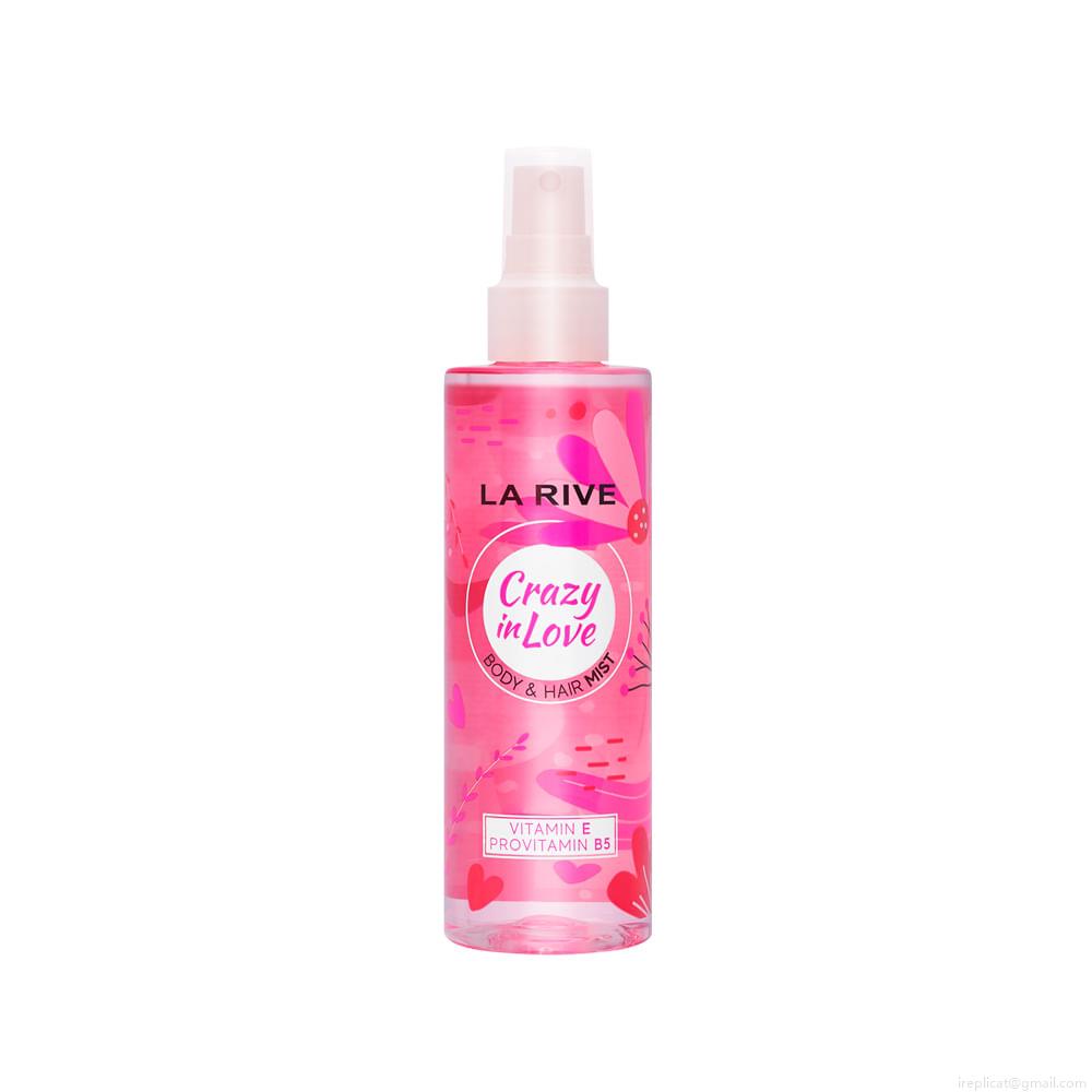 Body Splash La Rive Crazy In Love Body & Hair Mist Feminino Eau de Parfum 90 ml