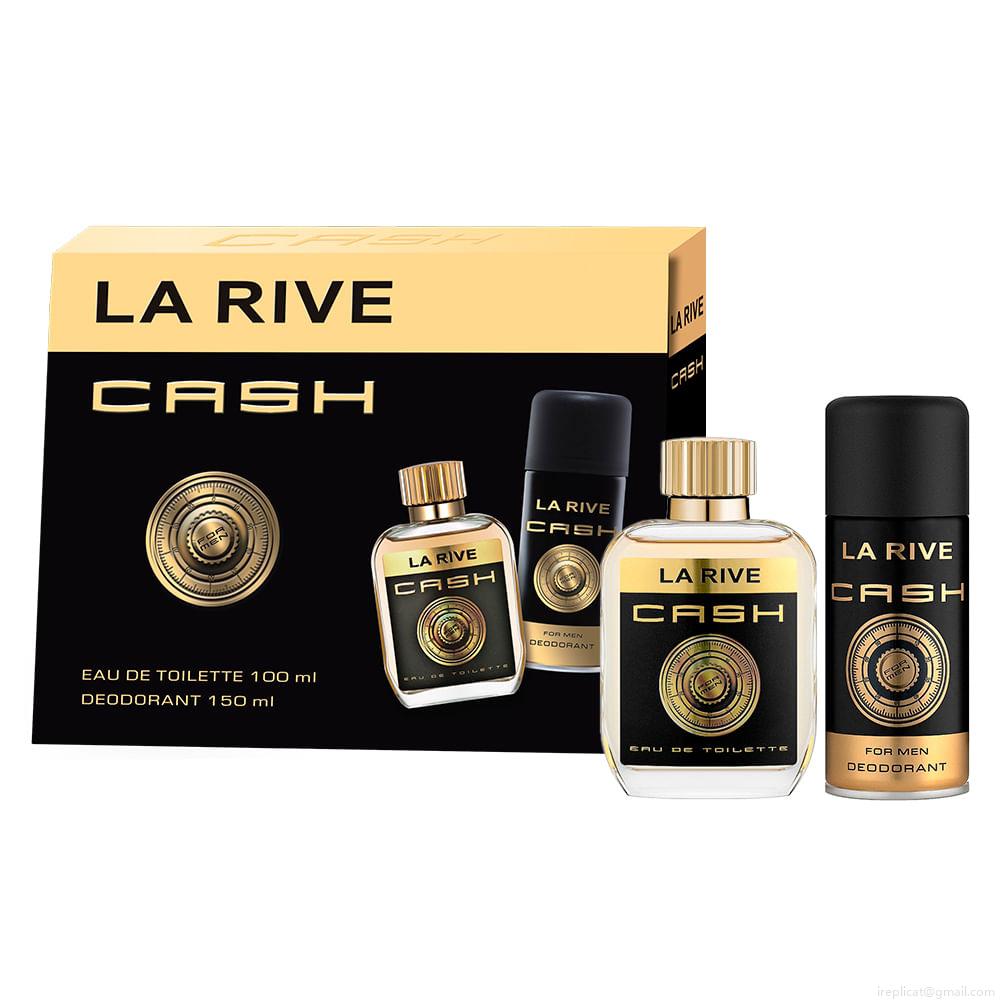 Kit Perfume La Rive Cash Masculino Eau de Toilette 100 ml + Desodorante 150 ml