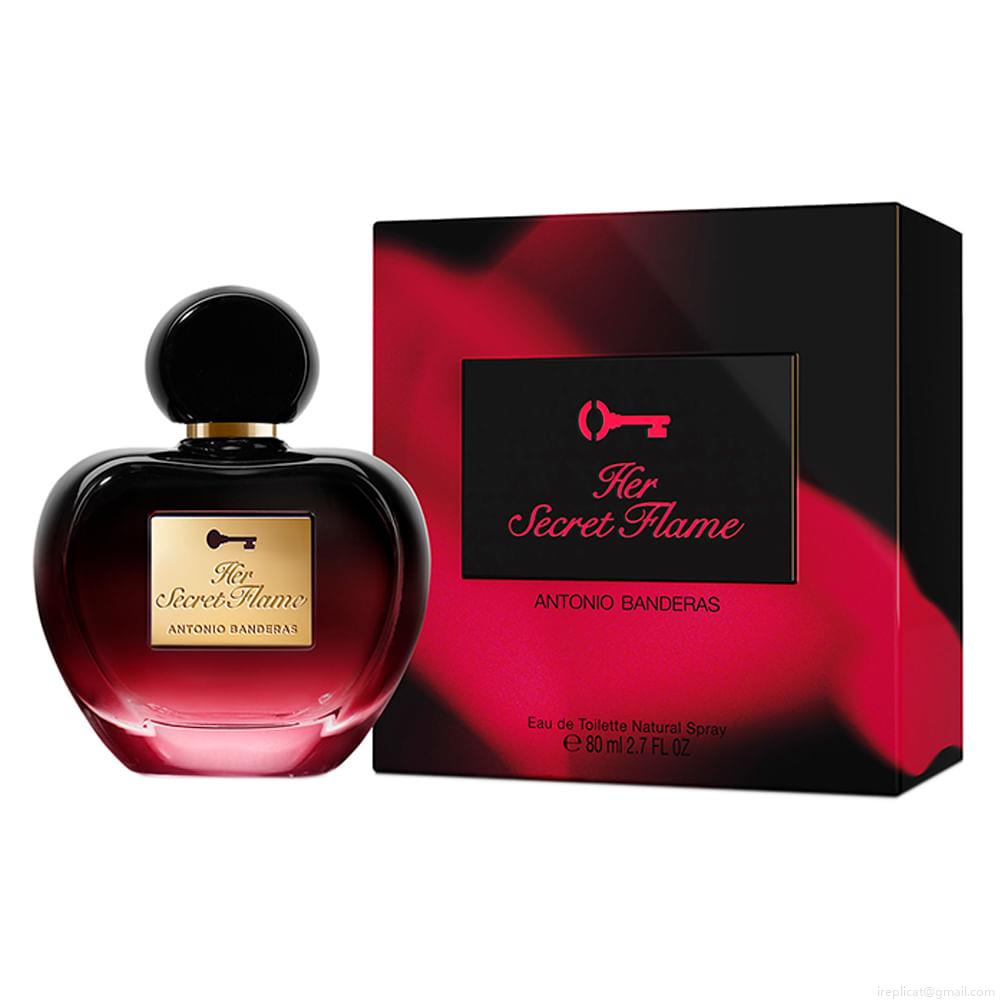 Perfume Banderas Her Secret Flame Feminino Eau de Toilette 80 ml