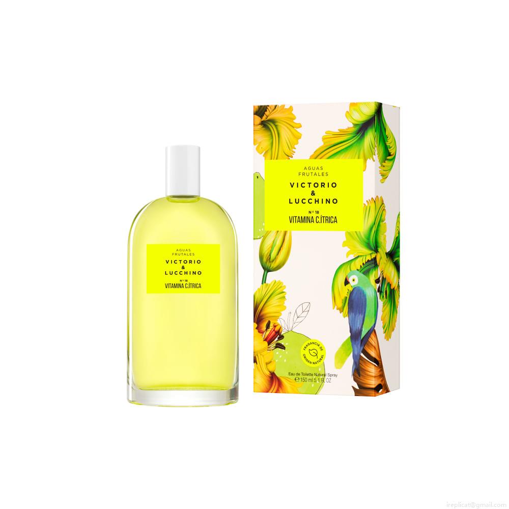 Perfume Victorio & Lucchino Águas Frutales Nº 18 Vitamina Cítrica Feminino Eau de Toilette 150 ml