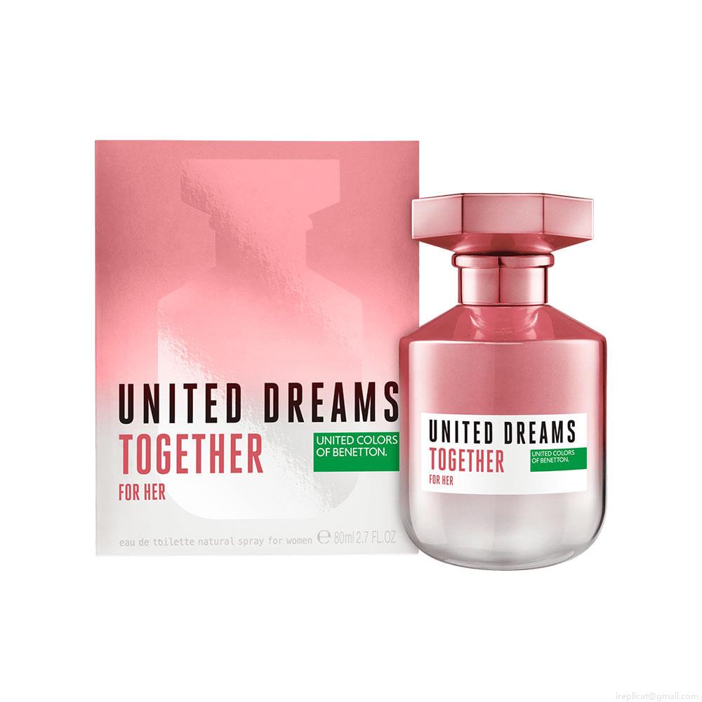 Perfume Benetton United Dreams Together Her Feminino Eau de Toilette 80 ml