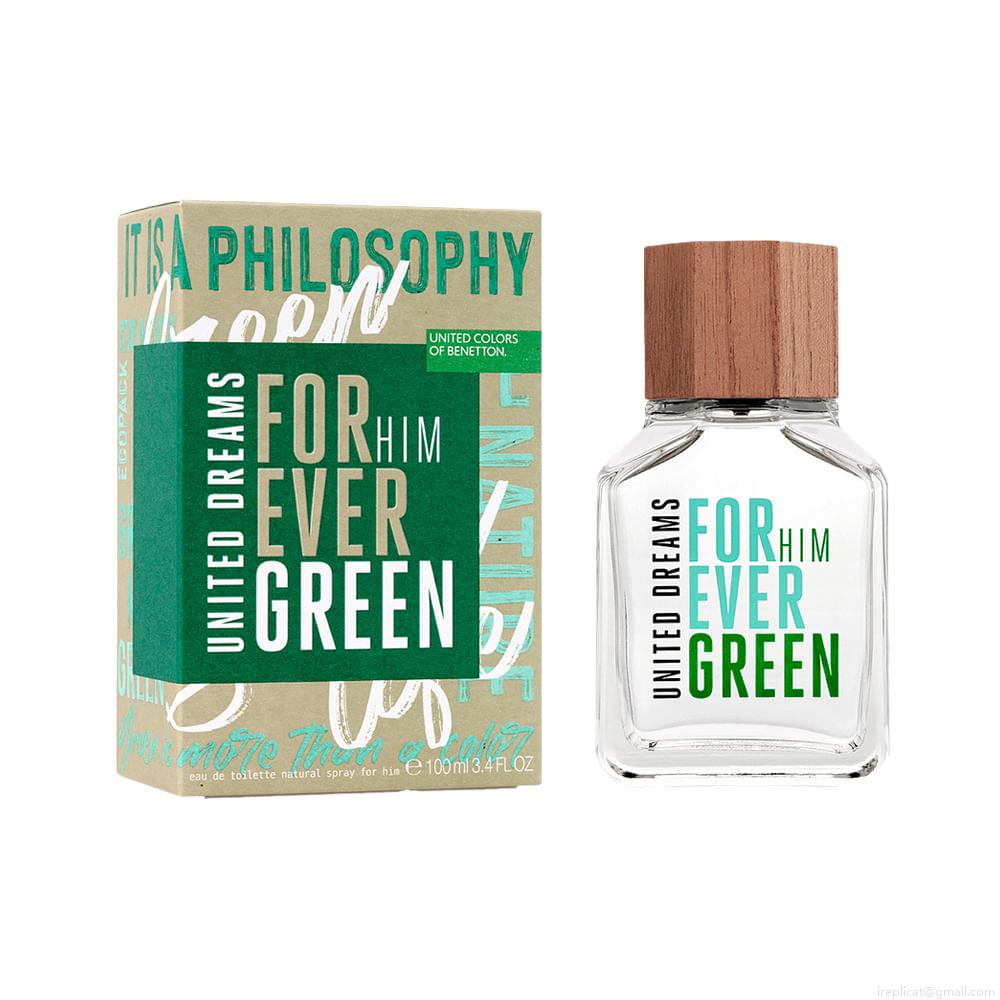 Perfume Benetton Forever Green Masculino Eau de Toilette 100 ml