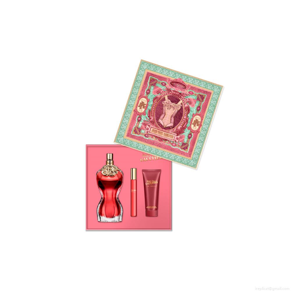 Kit Perfume Jean Paul Gaultier La Belle Feminino Eau de Parfum 100 ml + Loção Corporal 75 ml + Miniatura 10 ml