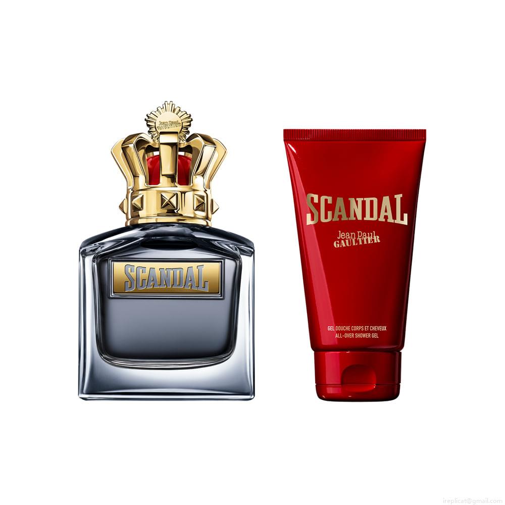 Kit Perfume Jean Paul Gaultier Scandal Masculino Eau de Toilette 100 ml + Gel de Banho 75 ml