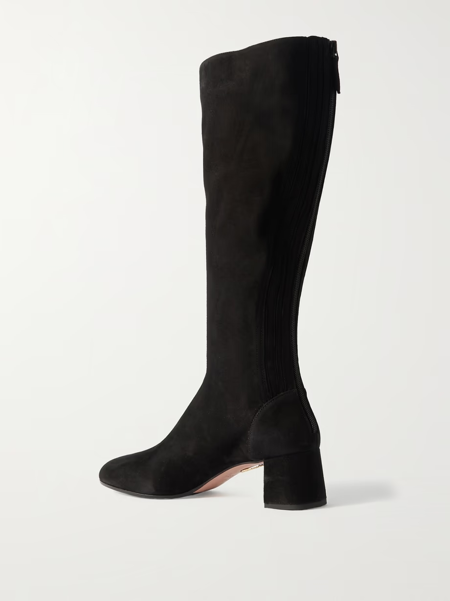 Saint Honore suede knee boots