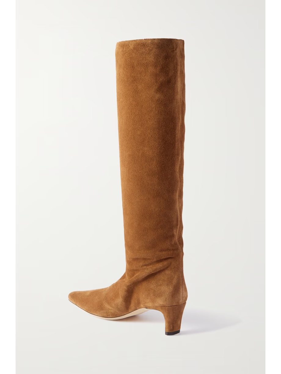 Wally suede knee boots