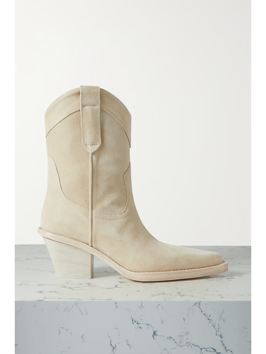 Dakota suede cowboy boots