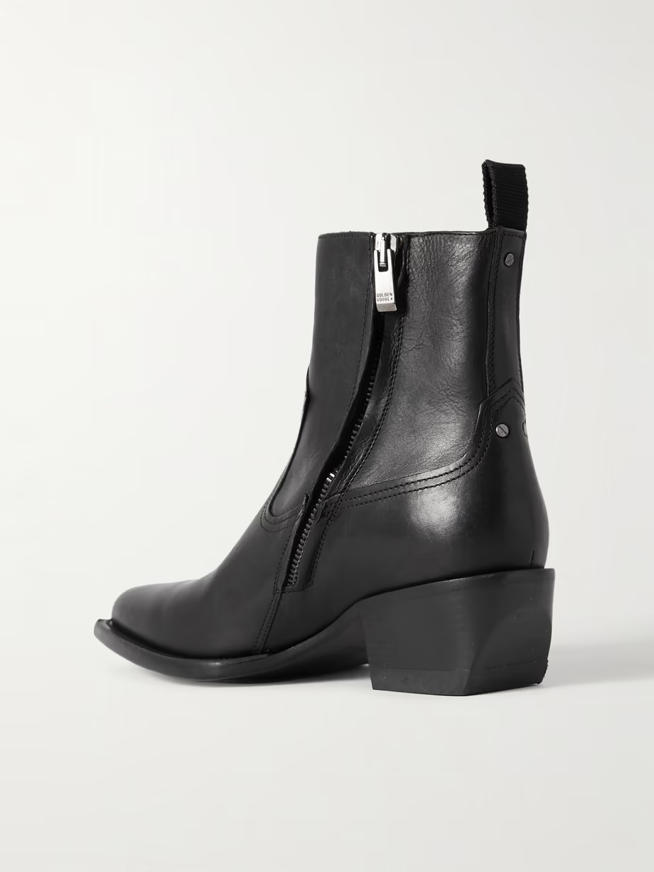 Debbie leather ankle boots