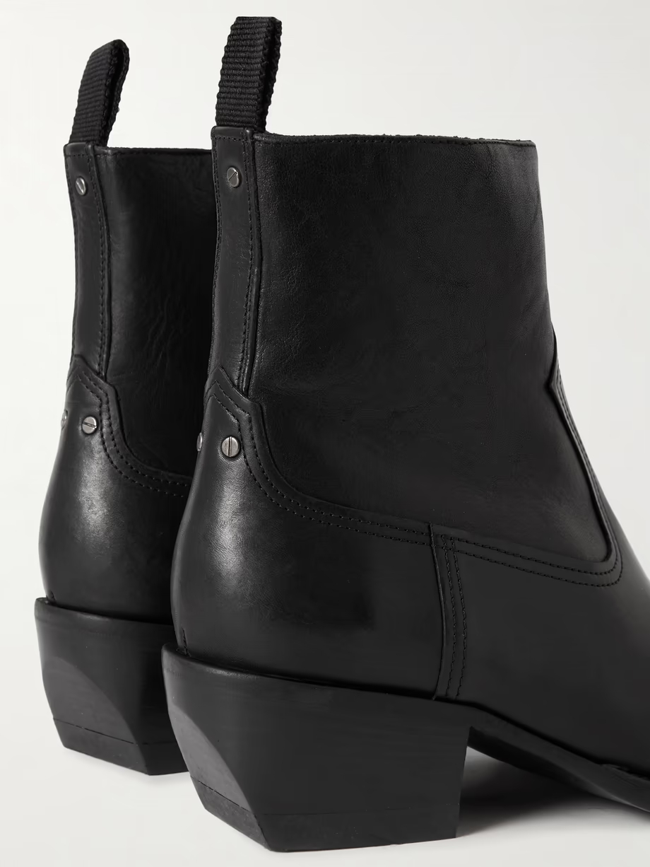 Debbie leather ankle boots