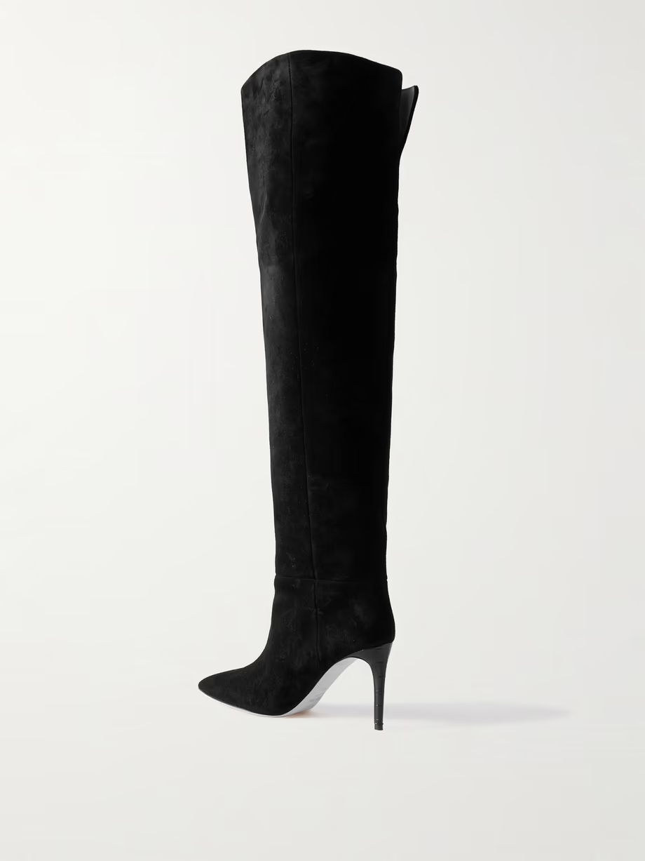 Stiletto 85 suede over-the-knee boots