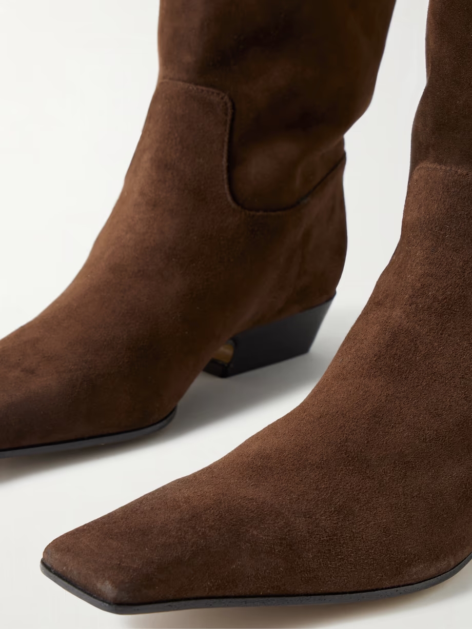 Marfa suede knee boots