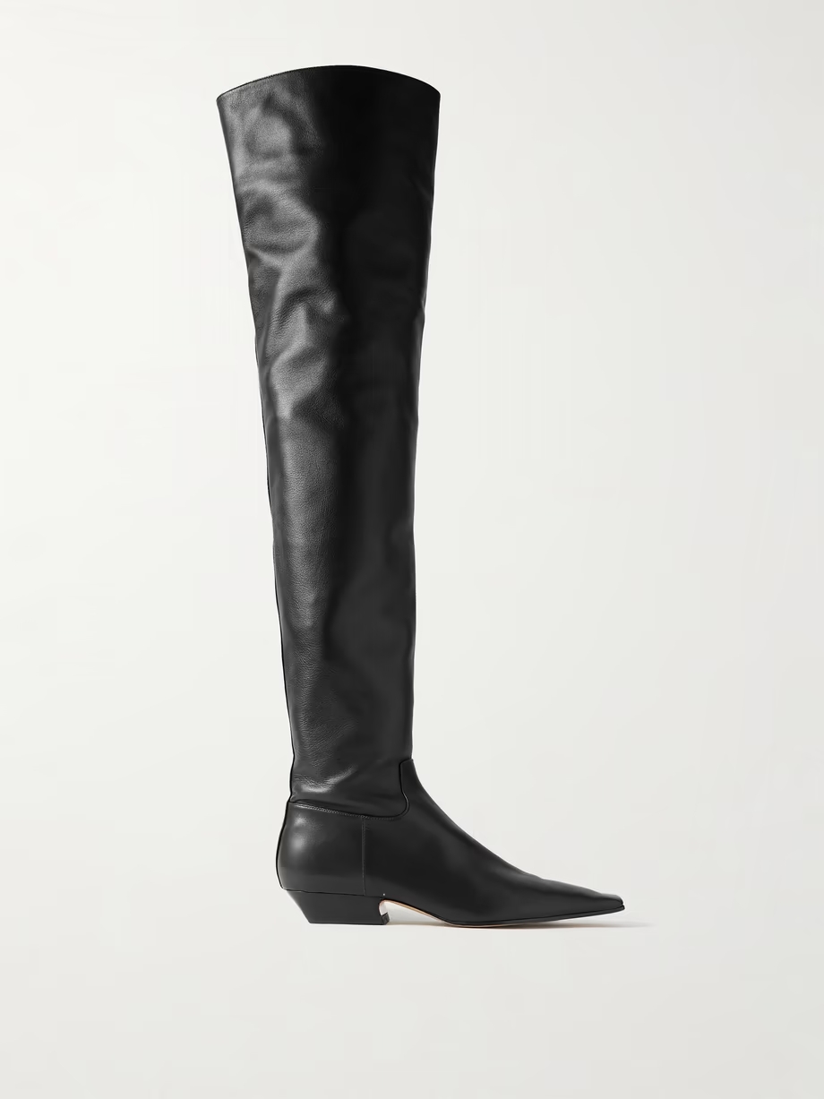 Marfa leather over-the-knee boots